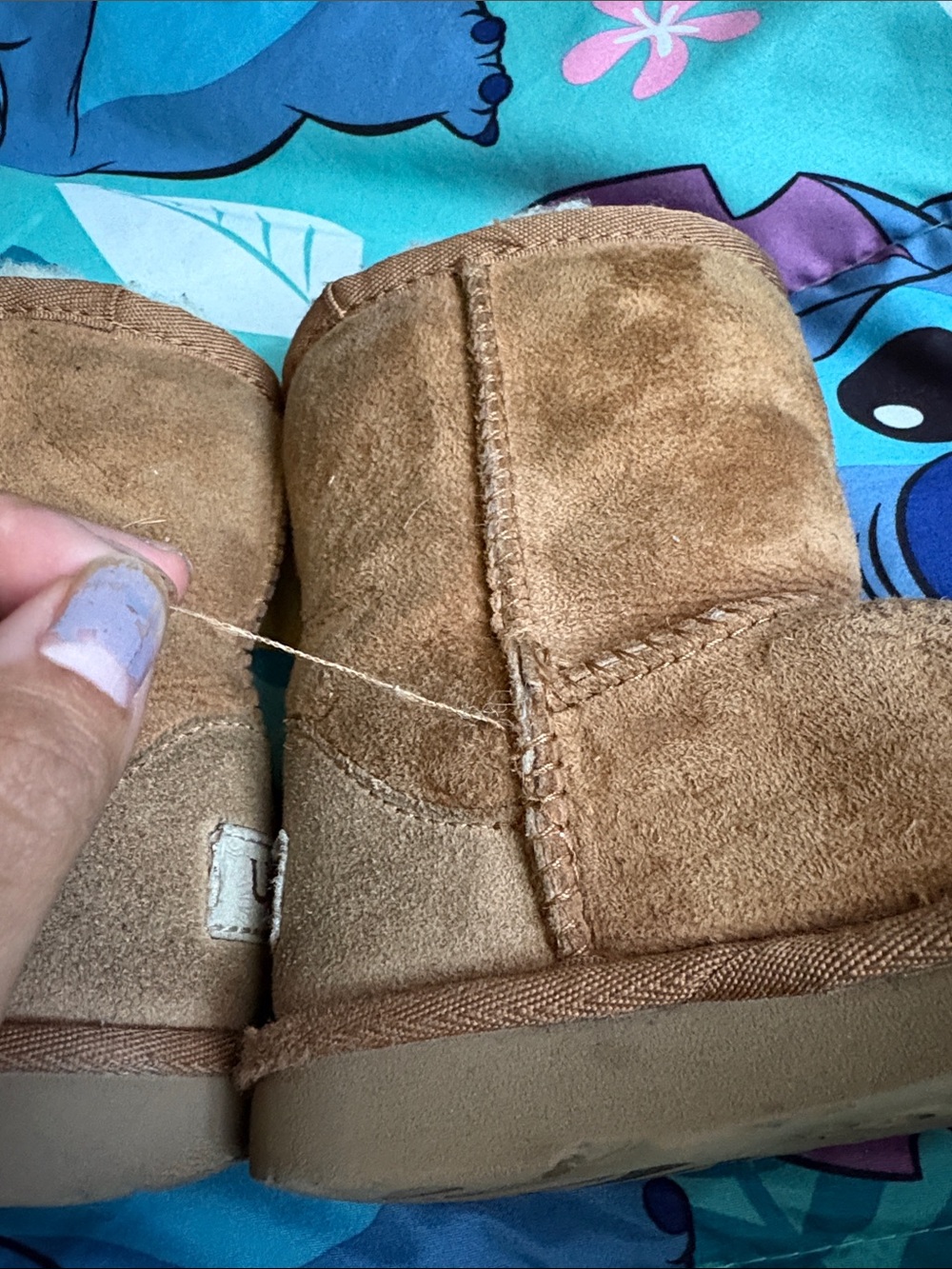 UGG Classic Short Boots - Chestnut and Black Pairs - Picture 4 of 16